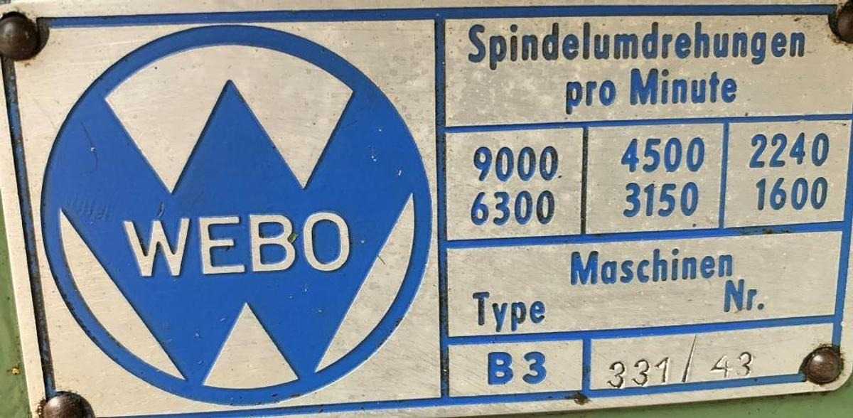 Tischbohrmaschine WEBO - Engenho de furar: foto 2 Tischbohrmaschine WEBO - Engenho de furar: foto 2