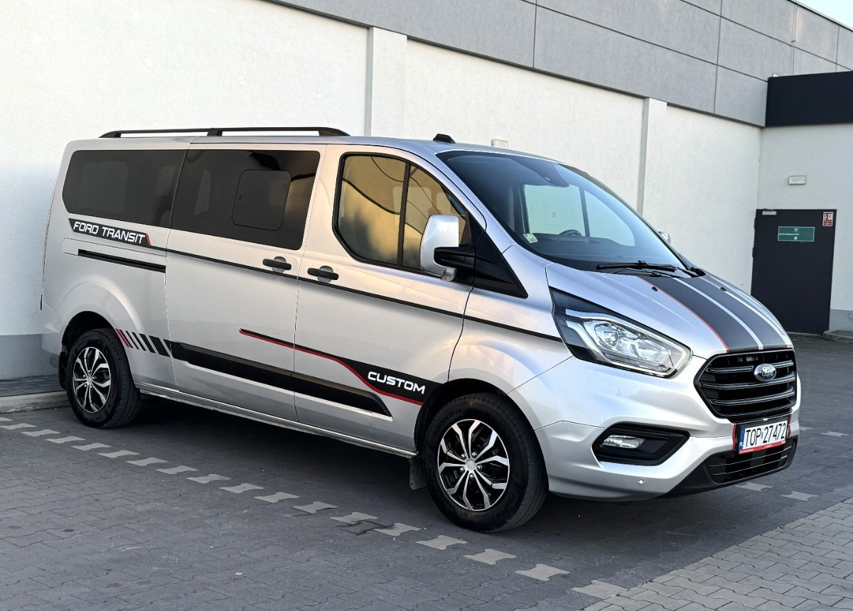 Ford Transit Custom 2.0 170KM Rok 2021 8 osobowy FV23 Salon PL Zadbany Super STAN - Carrinha cabine dupla: foto 2 Ford Transit Custom 2.0 170KM Rok 2021 8 osobowy FV23 Salon PL Zadbany Super STAN - Carrinha cabine dupla: foto 2