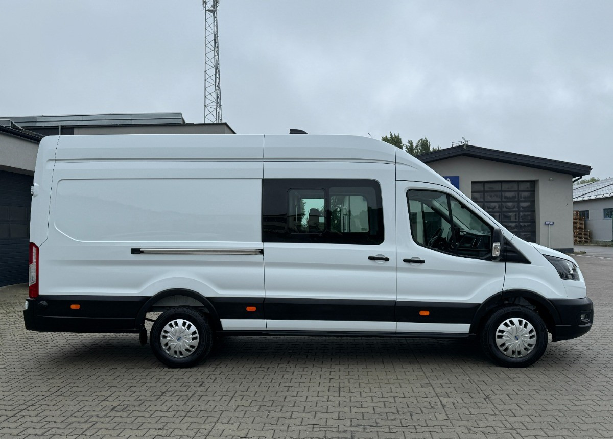 Carrinha cabine dupla Ford Transit L4H3 Brygadówka 6 osoób 6tyś km przebiegu NOWE AUTO SALON PL FV23: foto 12