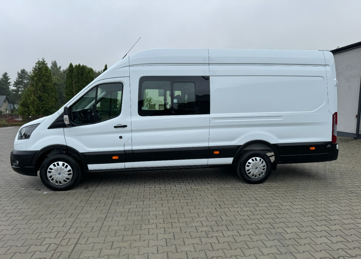 Carrinha cabine dupla Ford Transit L4H3 Brygadówka 6 osoób 6tyś km przebiegu NOWE AUTO SALON PL FV23: foto 19