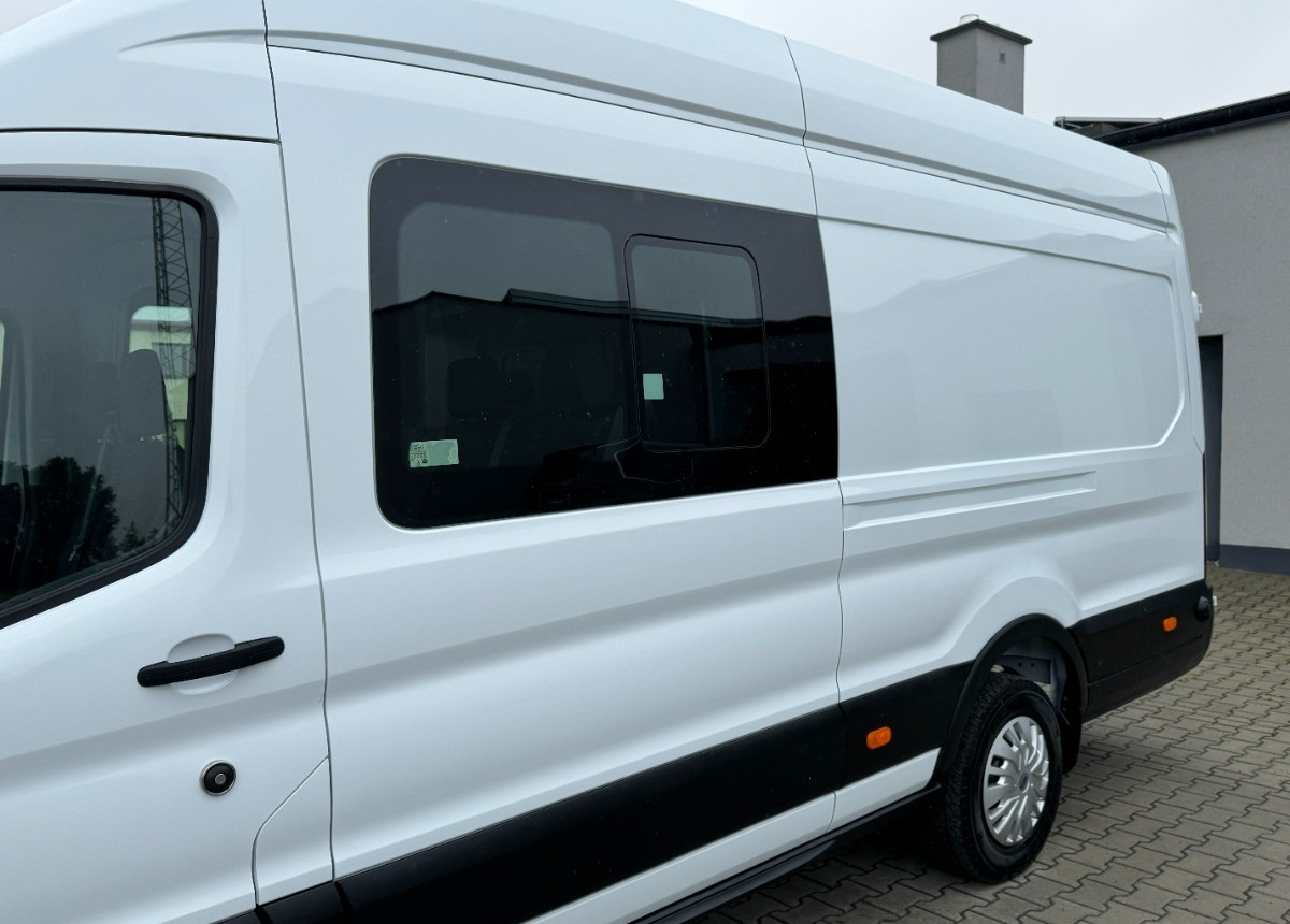 Carrinha cabine dupla Ford Transit L4H3 Brygadówka 6 osoób 6tyś km przebiegu NOWE AUTO SALON PL FV23: foto 17