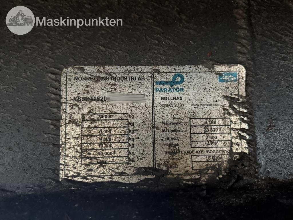 Reboque transporte de madeira Parator ST 18-20: foto 36