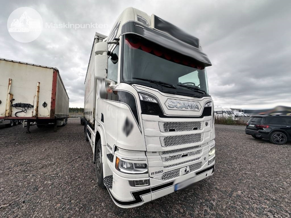 Scania R 580  - Camião transportador de contêineres/ Caixa móvel: foto 5 Scania R 580  - Camião transportador de contêineres/ Caixa móvel: foto 5