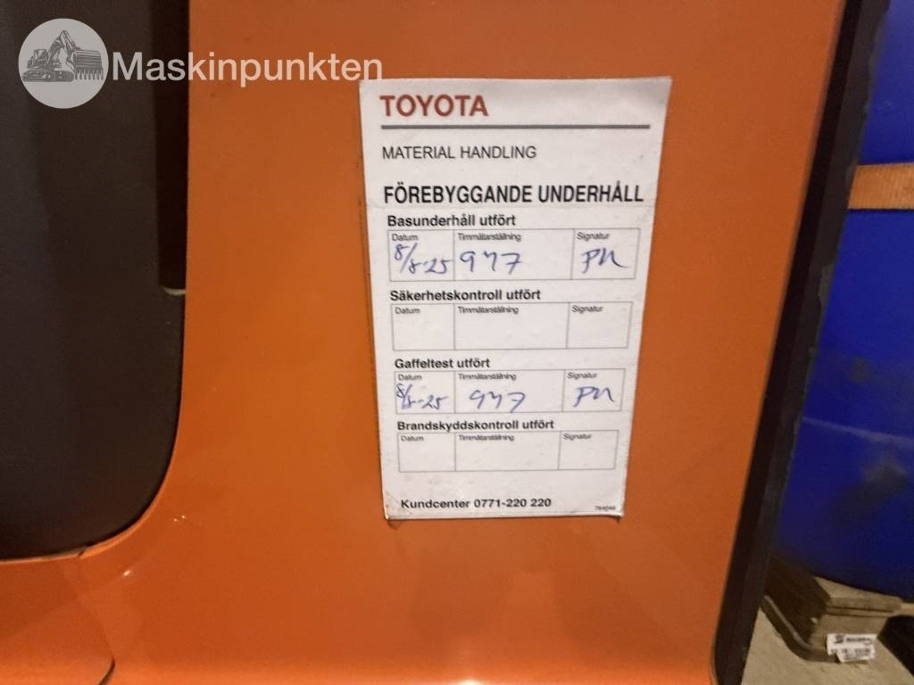 Toyota BT SWE 80 L - Empilhadeira elétrica: foto 4 Toyota BT SWE 80 L - Empilhadeira elétrica: foto 4