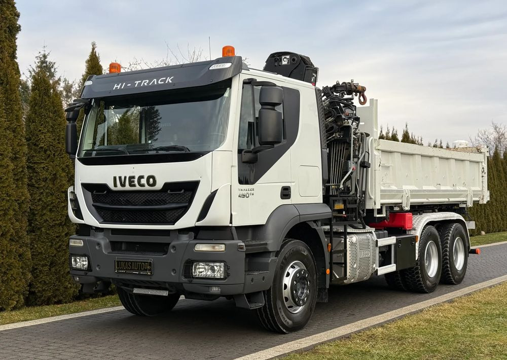 Iveco TRAKKER 450 6X4 PODWÓJNA HYDRO-BURTA HIAB 104 - Camião basculante: foto 4 Iveco TRAKKER 450 6X4 PODWÓJNA HYDRO-BURTA HIAB 104 - Camião basculante: foto 4