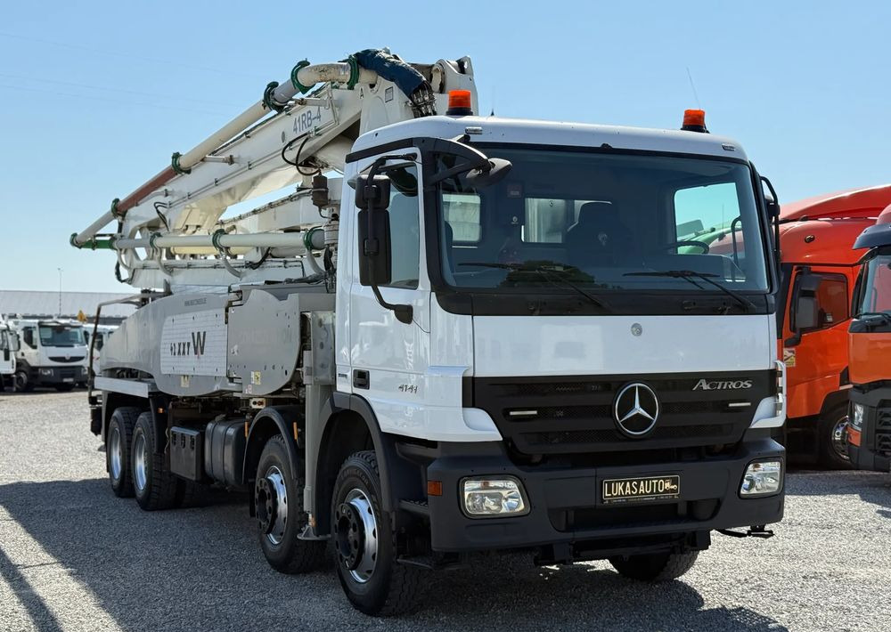 Mercedes-Benz ACTROS 4141 8X4 42 M GOTOWA DO PRACY - Autobomba de betão: foto 3 Mercedes-Benz ACTROS 4141 8X4 42 M GOTOWA DO PRACY - Autobomba de betão: foto 3