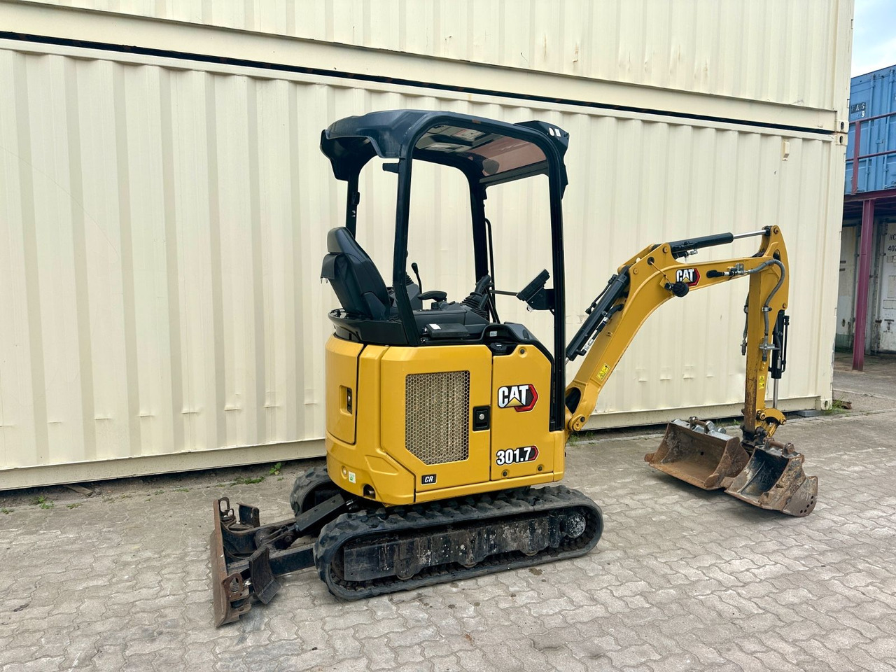 CAT 301.7 CR / 2022 BJ / 656 H / 3 x Löffel - Mini escavadeira: foto 3 CAT 301.7 CR / 2022 BJ / 656 H / 3 x Löffel - Mini escavadeira: foto 3