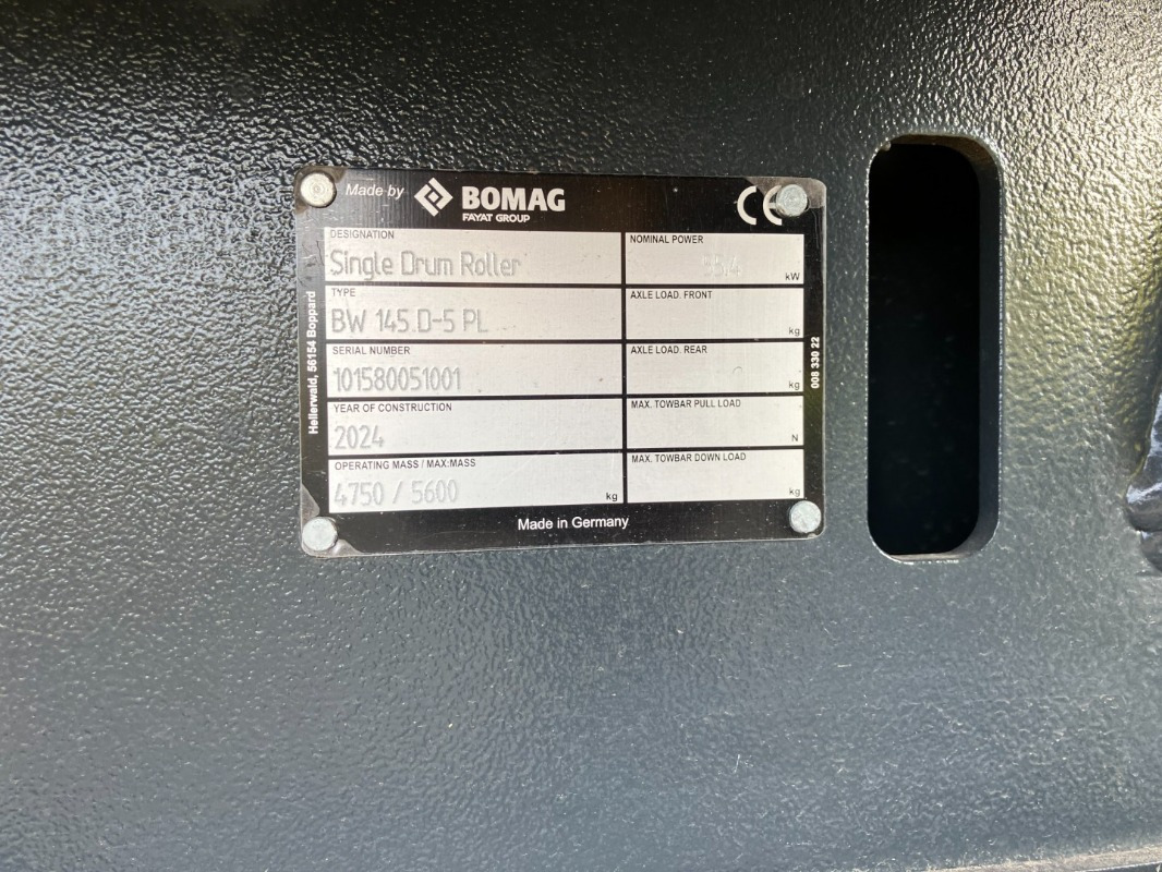 BOMAG DE BW 145 D-5 PL - Rolo: foto 2 BOMAG DE BW 145 D-5 PL - Rolo: foto 2