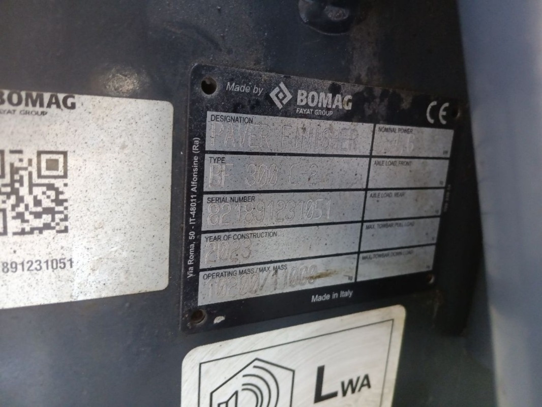 BOMAG IT BF 300 C-2 S340-2 TV Stage V/Tier 4f - Acabadora: foto 2 BOMAG IT BF 300 C-2 S340-2 TV Stage V/Tier 4f - Acabadora: foto 2