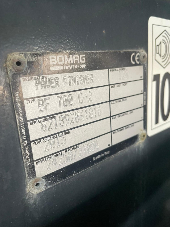 BOMAG IT BF 700 C-2 S500 Stage IV/Tier 4f - Acabadora: foto 2 BOMAG IT BF 700 C-2 S500 Stage IV/Tier 4f - Acabadora: foto 2
