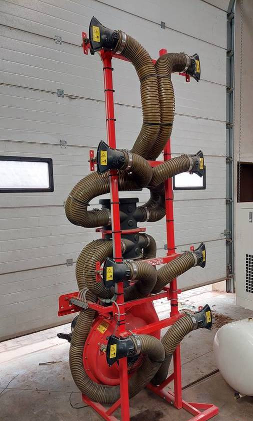 Maszt Octopus wraz z wentylatorem i przekładnią - Pulverizador agricola: foto 2 Maszt Octopus wraz z wentylatorem i przekładnią - Pulverizador agricola: foto 2