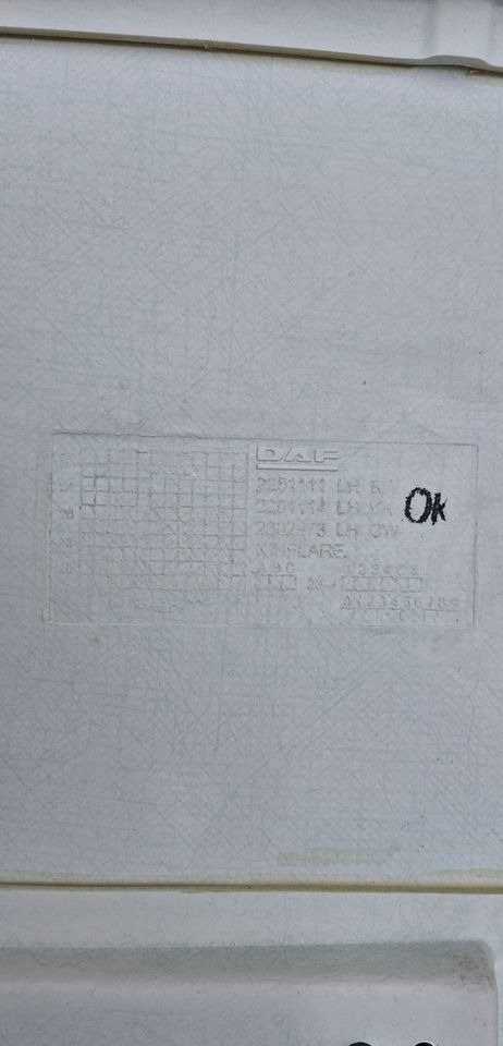 DAF XD NGD SPOILER OWIEWKA KLIN L/P NOWY 225111 225112 - Aerodinâmica/ Aerofólio por Camião: foto 3 DAF XD NGD SPOILER OWIEWKA KLIN L/P NOWY 225111 225112 - Aerodinâmica/ Aerofólio por Camião: foto 3