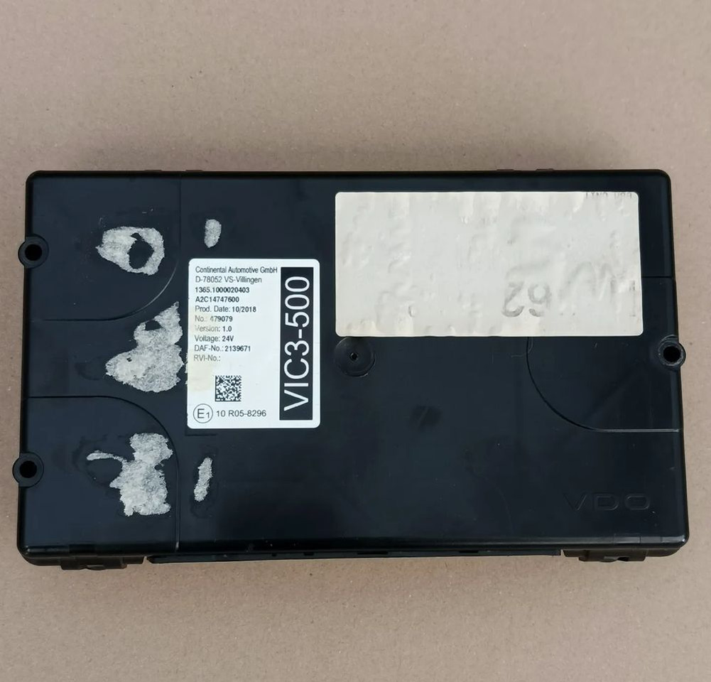 DAF XF 106 EURO 6 MX13 KOMPUTER STEROWNIK MODUŁ VIC3-500 2137691 - Centralina electrónica por Camião: foto 1 DAF XF 106 EURO 6 MX13 KOMPUTER STEROWNIK MODUŁ VIC3-500 2137691 - Centralina electrónica por Camião: foto 1
