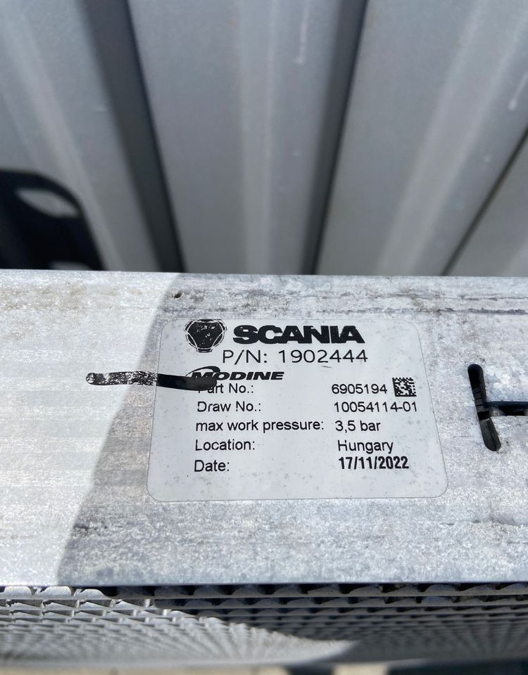 Intercooler Scania G euro 6 chłodnica powietrza 1902444 - Intercooler por Camião: foto 3 Intercooler Scania G euro 6 chłodnica powietrza 1902444 - Intercooler por Camião: foto 3