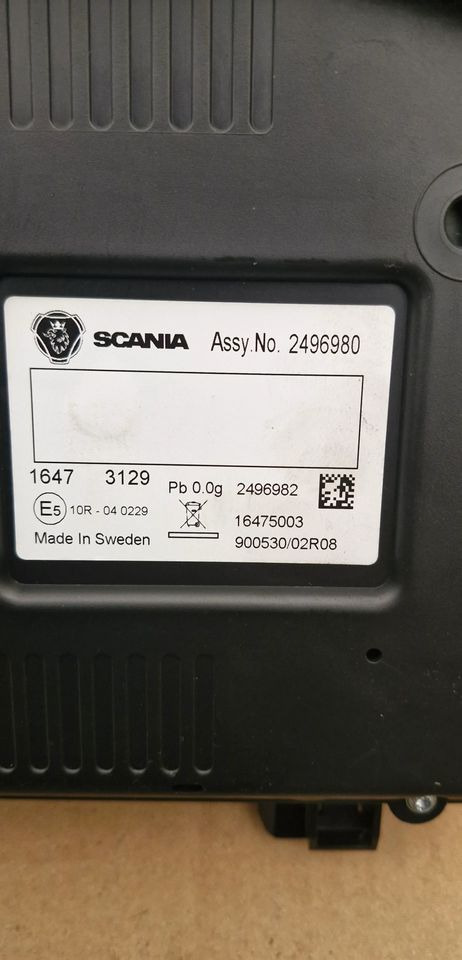 SCANIA R S LICZNIK ZEGARY 2717543 2496980 - Cabine e interior: foto 4 SCANIA R S LICZNIK ZEGARY 2717543 2496980 - Cabine e interior: foto 4