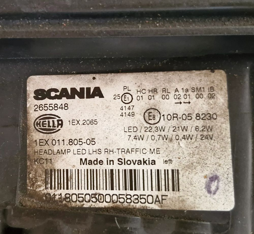 SCANIA R S P G LAMPA LED PRZEDNIA LEWA 2674390 2655848 - Iluminação por Camião: foto 3 SCANIA R S P G LAMPA LED PRZEDNIA LEWA 2674390 2655848 - Iluminação por Camião: foto 3