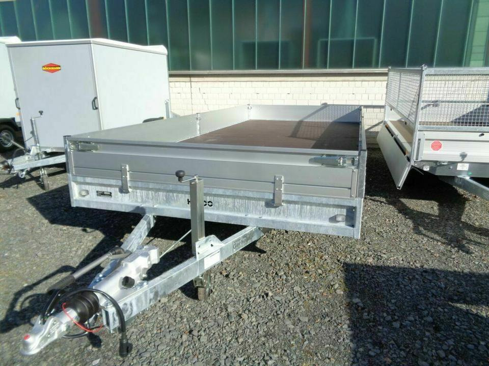 Reboque plataforma/ Caixa aberta Böckmann Humbaur, Hulco - PKW Anhänger Tridem 3,5 to  5x2,2m: foto 12