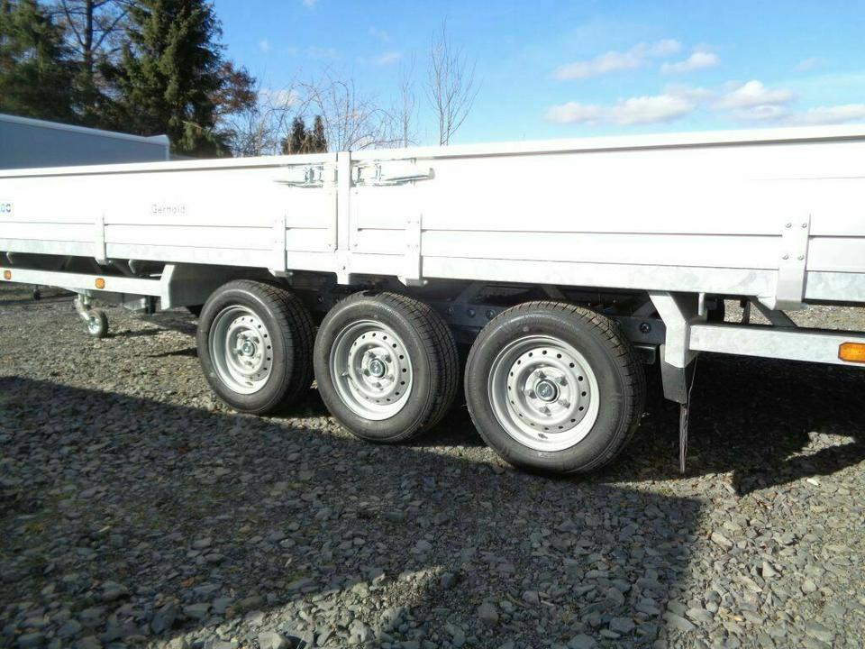 Reboque plataforma/ Caixa aberta Böckmann Humbaur, Hulco - PKW Anhänger Tridem 3,5 to  5x2,2m: foto 13