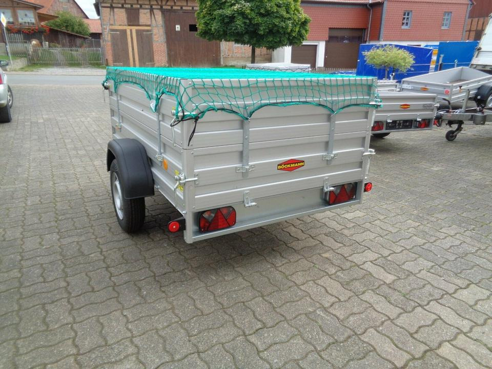 Böckmann PKW-Anhänger, 750 kg, Kastenaufsatz, Containernetz - Reboque para carros: foto 4 Böckmann PKW-Anhänger, 750 kg, Kastenaufsatz, Containernetz - Reboque para carros: foto 4