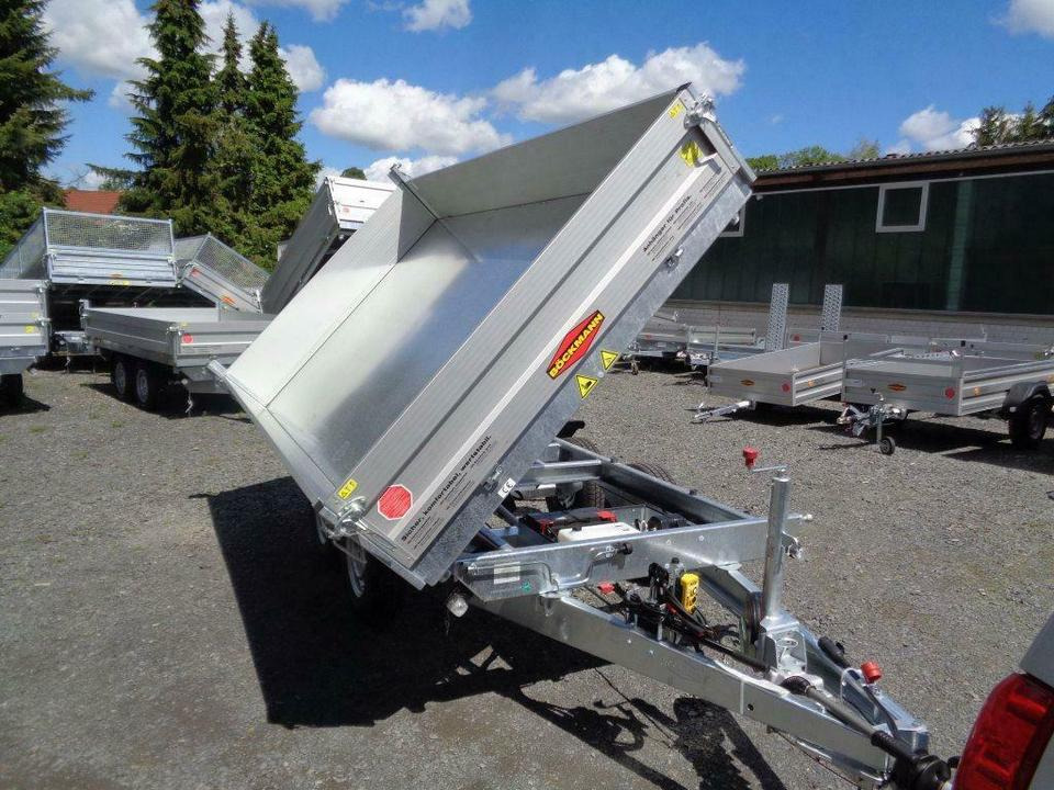 Reboque basculante Böckmann PKW-Anhänger Elektro-Dreiseitenkipper 3,5 to. sofort: foto 15