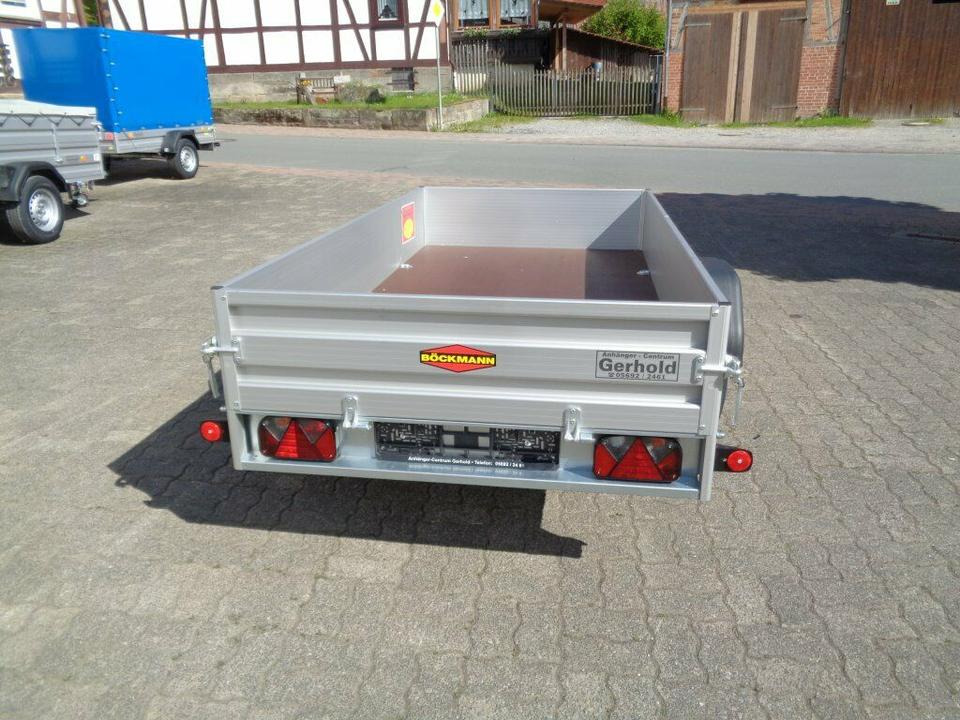 Böckmann PKW-Anhänger, TL-AL 2513/75, 750 kg, Aluminium - Reboque para carros: foto 3 Böckmann PKW-Anhänger, TL-AL 2513/75, 750 kg, Aluminium - Reboque para carros: foto 3