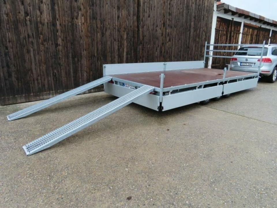 Hulco - PKW Anhänger Tridem, 3,5 to Leihanhänger Mietfahrzeug 5m - Reboque para carros: foto 1 Hulco - PKW Anhänger Tridem, 3,5 to Leihanhänger Mietfahrzeug 5m - Reboque para carros: foto 1