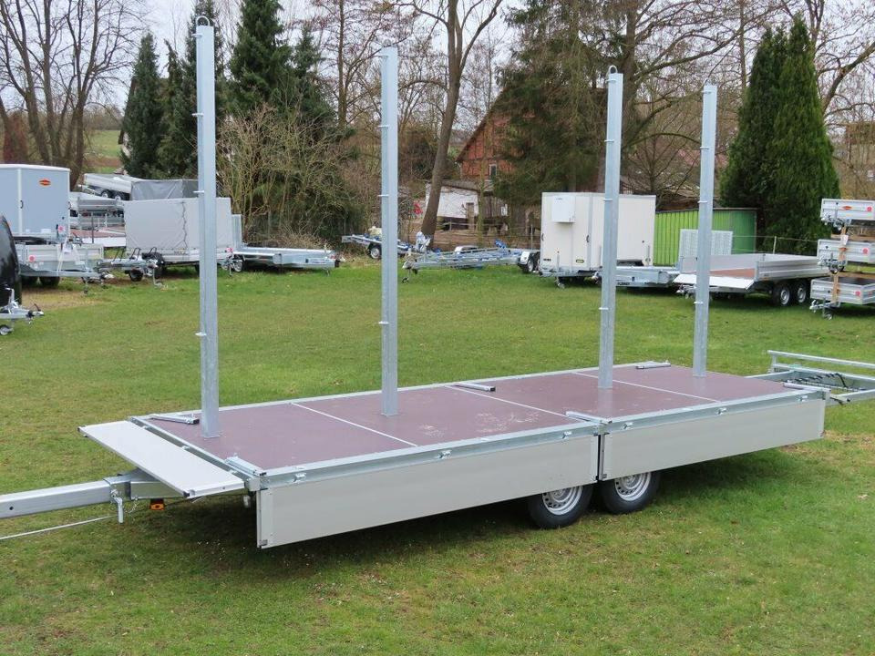 Langmaterialanhänger Unsinn LM 3554-14-2040 Deichsel ausziehbar - Reboque plataforma/ Caixa aberta: foto 1 Langmaterialanhänger Unsinn LM 3554-14-2040 Deichsel ausziehbar - Reboque plataforma/ Caixa aberta: foto 1
