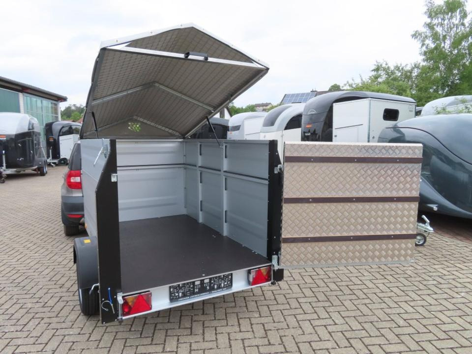 TPV Kleinviehanhänger 1,0t Flügeltür Viehanhänger Ziegen Schafe - Reboque transporte de gado: foto 2 TPV Kleinviehanhänger 1,0t Flügeltür Viehanhänger Ziegen Schafe - Reboque transporte de gado: foto 2