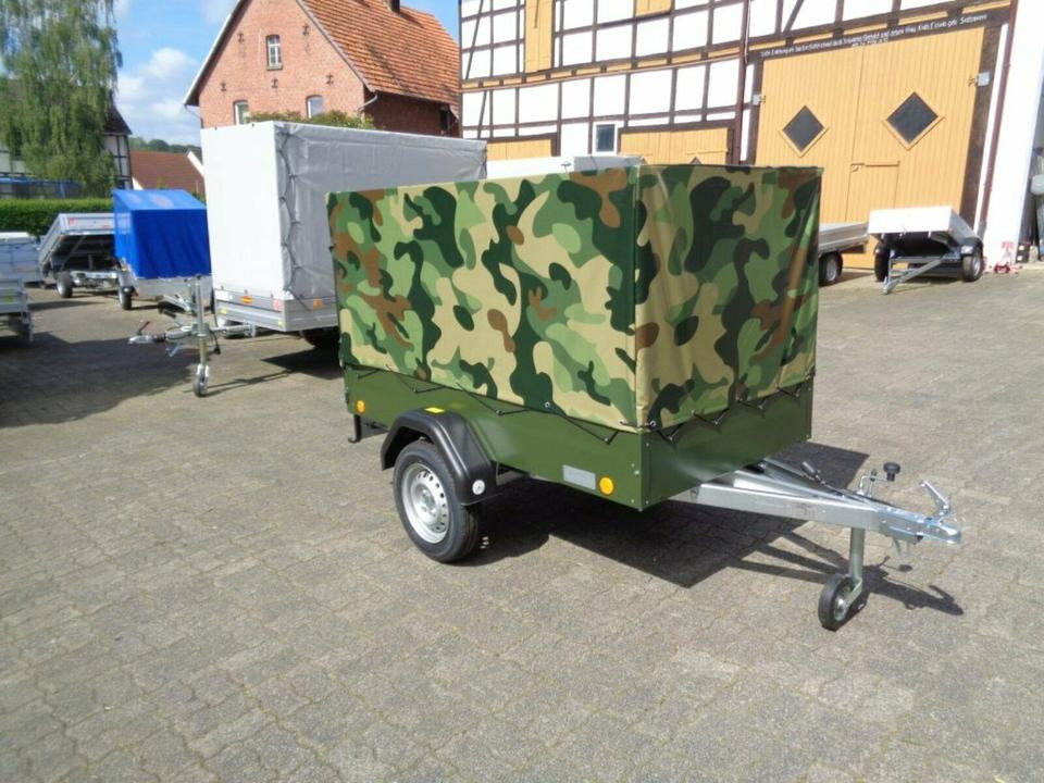 TPV PKW-Anhänger Plane und Spriegel 750 kg, Camouflage - Reboque para carros: foto 2 TPV PKW-Anhänger Plane und Spriegel 750 kg, Camouflage - Reboque para carros: foto 2