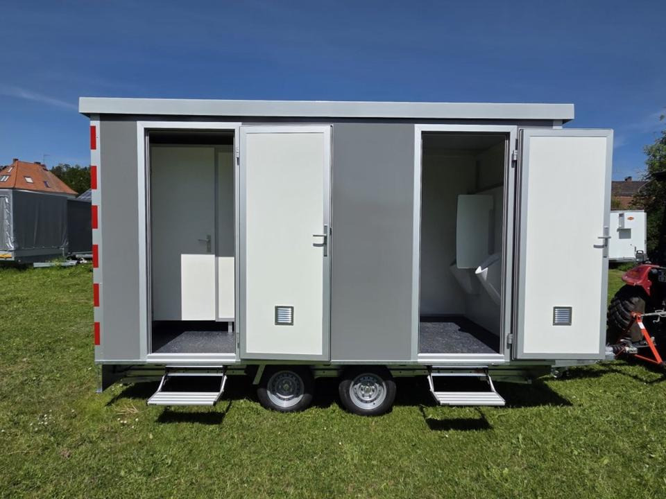 Toilettenwagen Sanitär-Anhänger WC Wagen 2xD, 1xH+2U - Casa contentor, Reboque: foto 1 Toilettenwagen Sanitär-Anhänger WC Wagen 2xD, 1xH+2U - Casa contentor, Reboque: foto 1