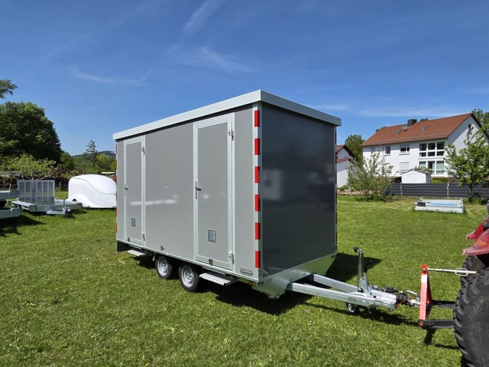 Toilettenwagen Sanitär-Anhänger WC Wagen 2xD, 1xH+2U - Casa contentor, Reboque: foto 2 Toilettenwagen Sanitär-Anhänger WC Wagen 2xD, 1xH+2U - Casa contentor, Reboque: foto 2
