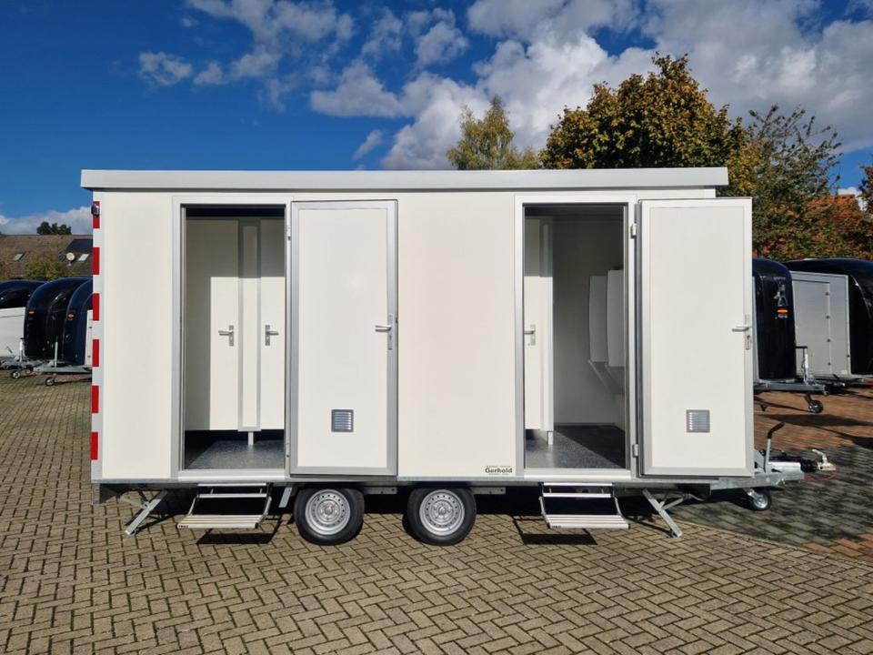 Toilettenwagen Sanitär-Anhänger WC Wagen 3xD, 1xH+3U - Casa contentor, Reboque: foto 1 Toilettenwagen Sanitär-Anhänger WC Wagen 3xD, 1xH+3U - Casa contentor, Reboque: foto 1