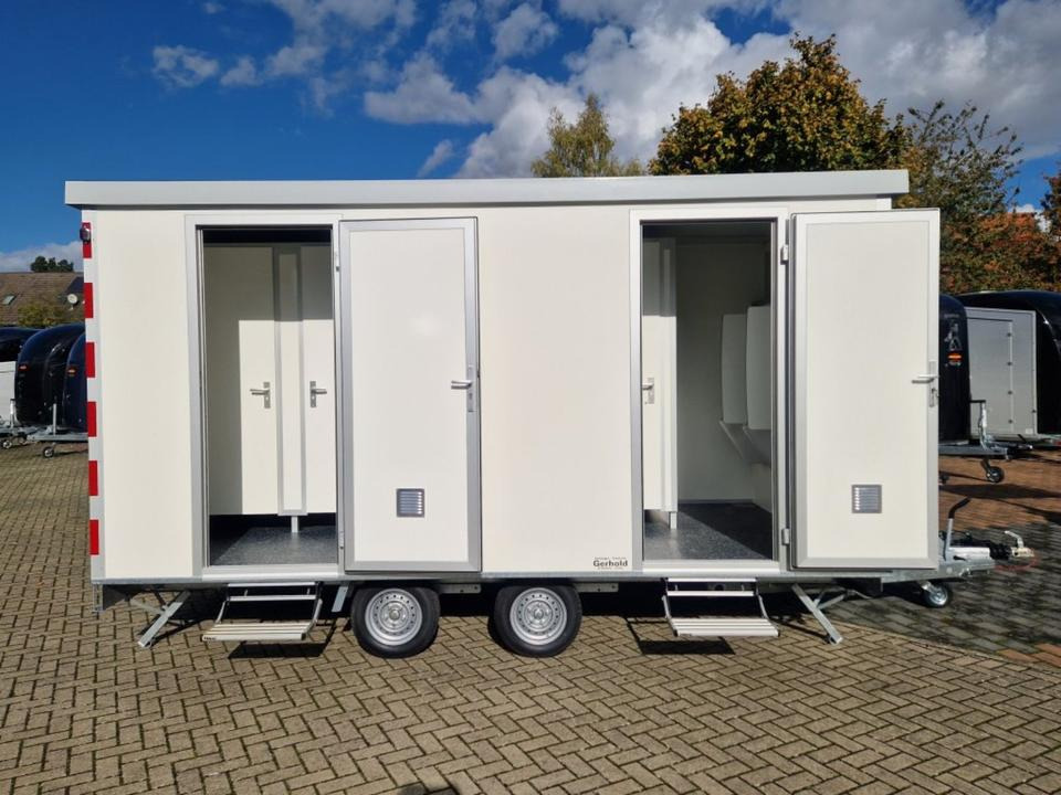 Toilettenwagen Sanitär-Anhänger WC Wagen 3xD, 1xH+3U - Casa contentor, Reboque: foto 4 Toilettenwagen Sanitär-Anhänger WC Wagen 3xD, 1xH+3U - Casa contentor, Reboque: foto 4