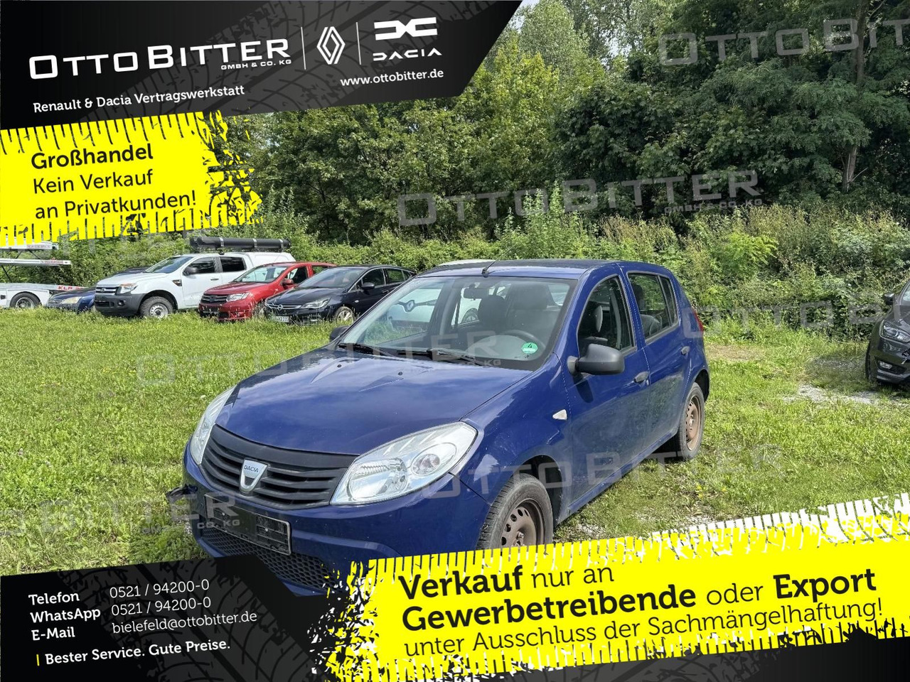 Dacia Sandero 1.4 +ZAHNRIEMEN GERISSEN+ - Automóvel: foto 1 Dacia Sandero 1.4 +ZAHNRIEMEN GERISSEN+ - Automóvel: foto 1