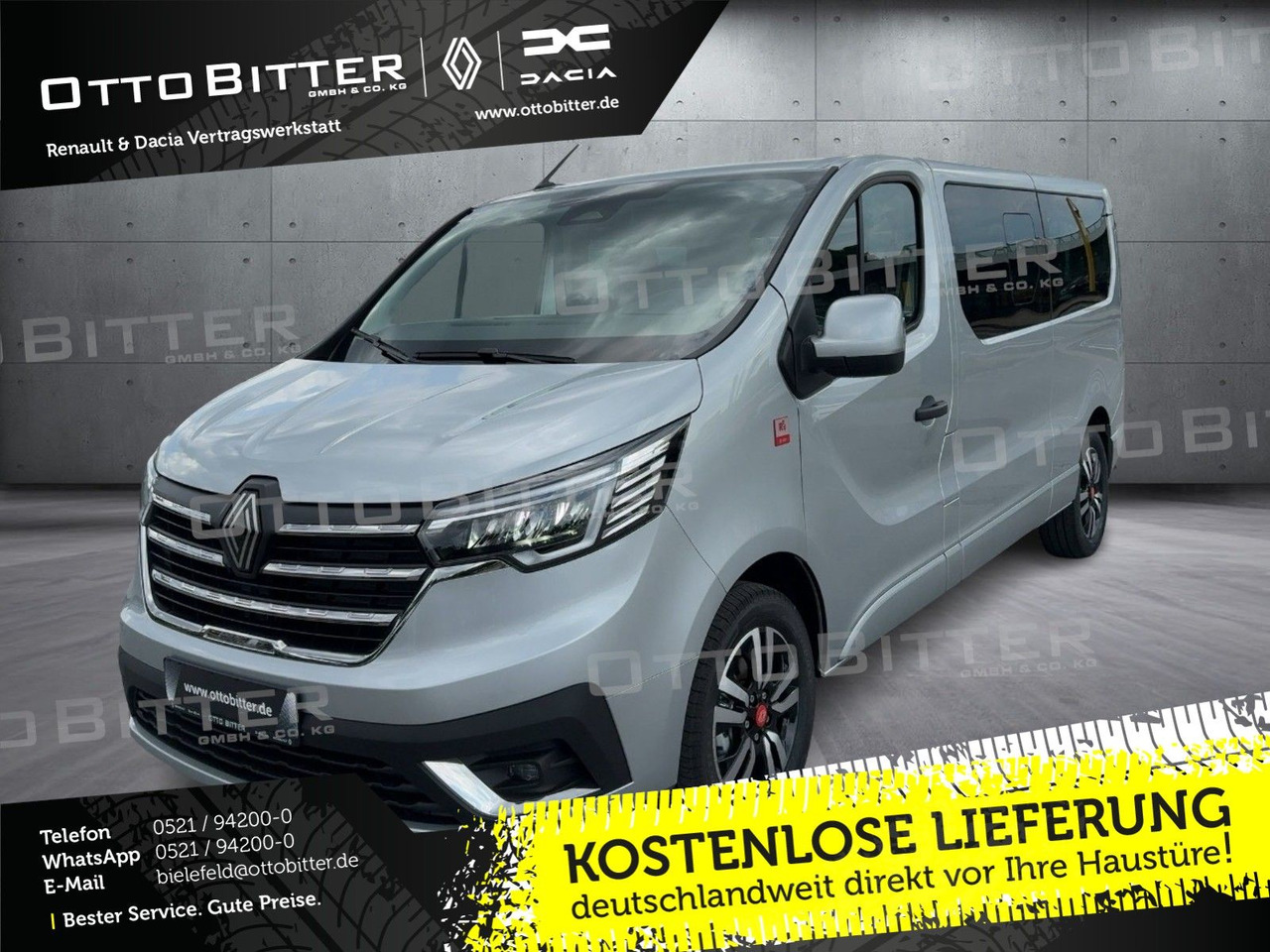 Renault Trafic Grand RED EDITION L2H1 dCi150 9-SITZE ALU - Furgão de passageiros: foto 1 Renault Trafic Grand RED EDITION L2H1 dCi150 9-SITZE ALU - Furgão de passageiros: foto 1