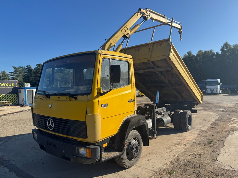 Mercedes-Benz SK 914 (STEEL SUSPENSION / HIAB CRANE / 6 CYLINDER WITH MANUAL PUMP / PERFECT GERMAN TRUCK !!!) - Camião basculante, Camião grua: foto 1 Mercedes-Benz SK 914 (STEEL SUSPENSION / HIAB CRANE / 6 CYLINDER WITH MANUAL PUMP / PERFECT GERMAN TRUCK !!!) - Camião basculante, Camião grua: foto 1