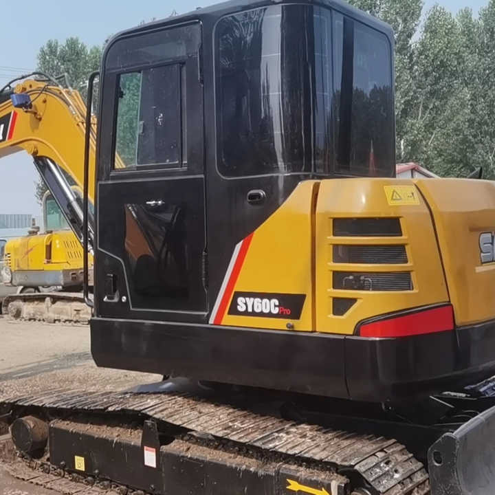 China Brand Used Sany Sy60c Mini Excavator 6ton Crawler Earth Digger Machine for Sale - Escavadora de rastos: foto 5 China Brand Used Sany Sy60c Mini Excavator 6ton Crawler Earth Digger Machine for Sale - Escavadora de rastos: foto 5