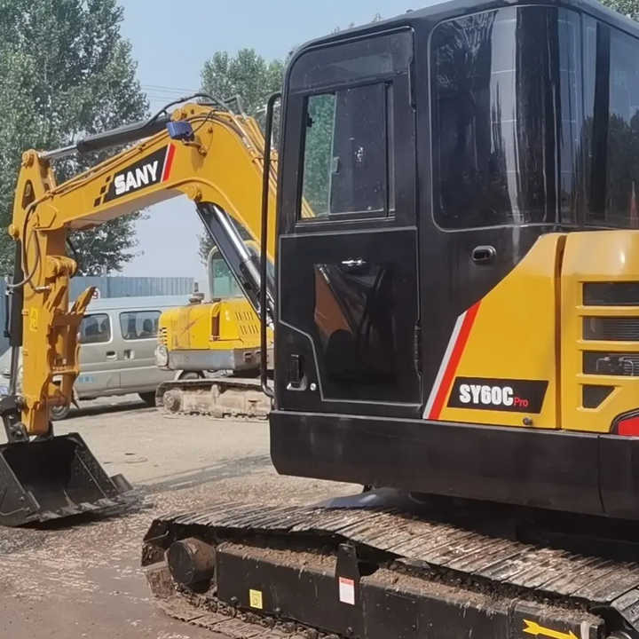China Brand Used Sany Sy60c Mini Excavator 6ton Crawler Earth Digger Machine for Sale - Escavadora de rastos: foto 1 China Brand Used Sany Sy60c Mini Excavator 6ton Crawler Earth Digger Machine for Sale - Escavadora de rastos: foto 1
