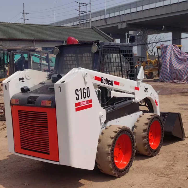 Used Bob Cat Bob Cat S160 Used Mini Skid Steer Wheel Loader Multifunctional Track Loaders Bobcat S160 2.7 Ton - Mini pá carregadora: foto 4 Used Bob Cat Bob Cat S160 Used Mini Skid Steer Wheel Loader Multifunctional Track Loaders Bobcat S160 2.7 Ton - Mini pá carregadora: foto 4