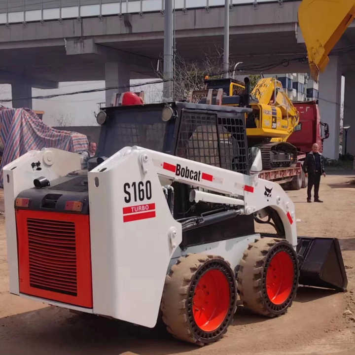Used Bob Cat Bob Cat S160 Used Mini Skid Steer Wheel Loader Multifunctional Track Loaders Bobcat S160 2.7 Ton - Mini pá carregadora: foto 3 Used Bob Cat Bob Cat S160 Used Mini Skid Steer Wheel Loader Multifunctional Track Loaders Bobcat S160 2.7 Ton - Mini pá carregadora: foto 3