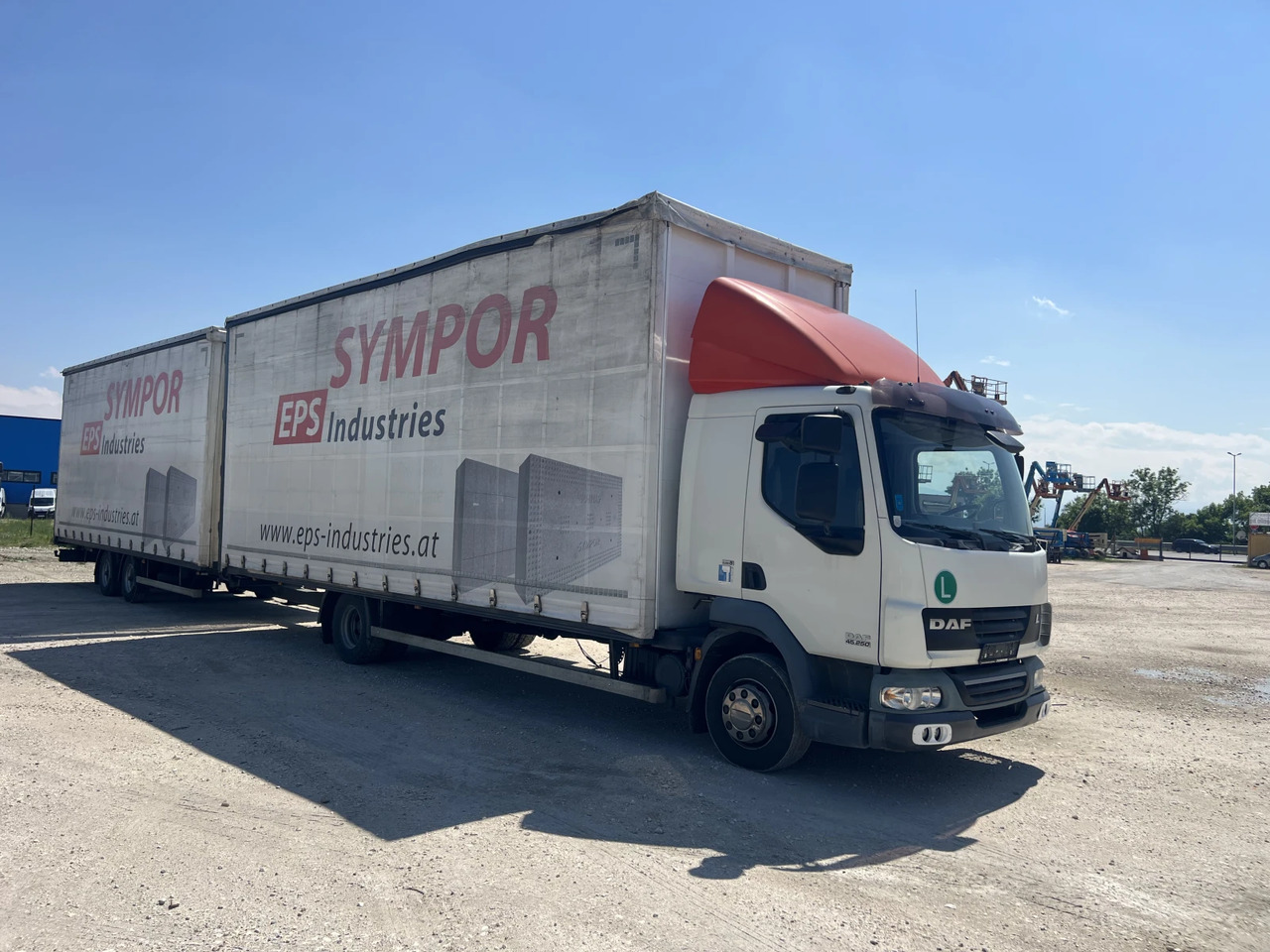 Daf Fa 7.85м., Euro5, Щора, Композиция, Mega, Внос - Camião de lona: foto 2 Daf Fa 7.85м., Euro5, Щора, Композиция, Mega, Внос - Camião de lona: foto 2