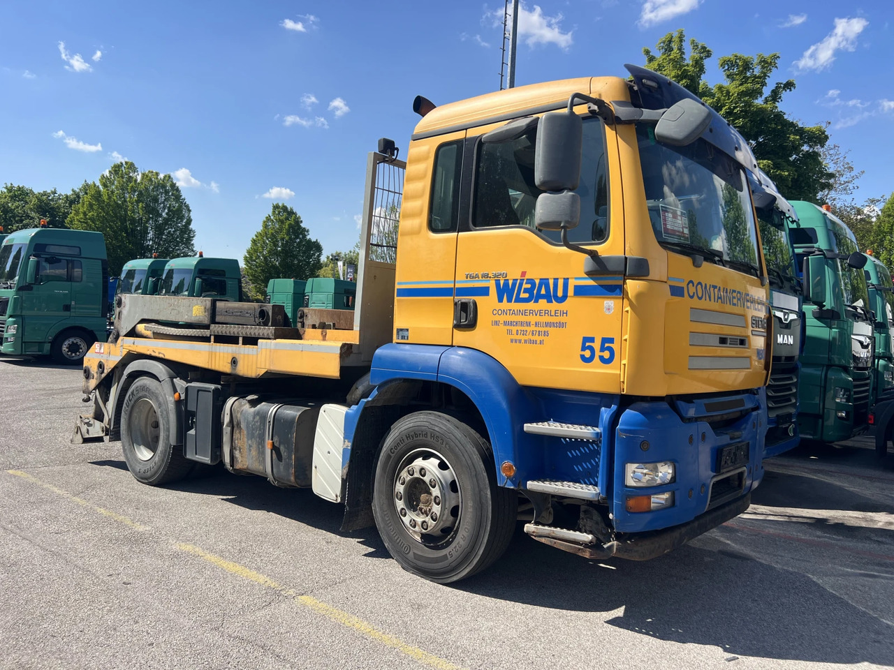 Man Tga 18.320, Контейноровоз, Нов внос - Camião multibenne: foto 5 Man Tga 18.320, Контейноровоз, Нов внос - Camião multibenne: foto 5