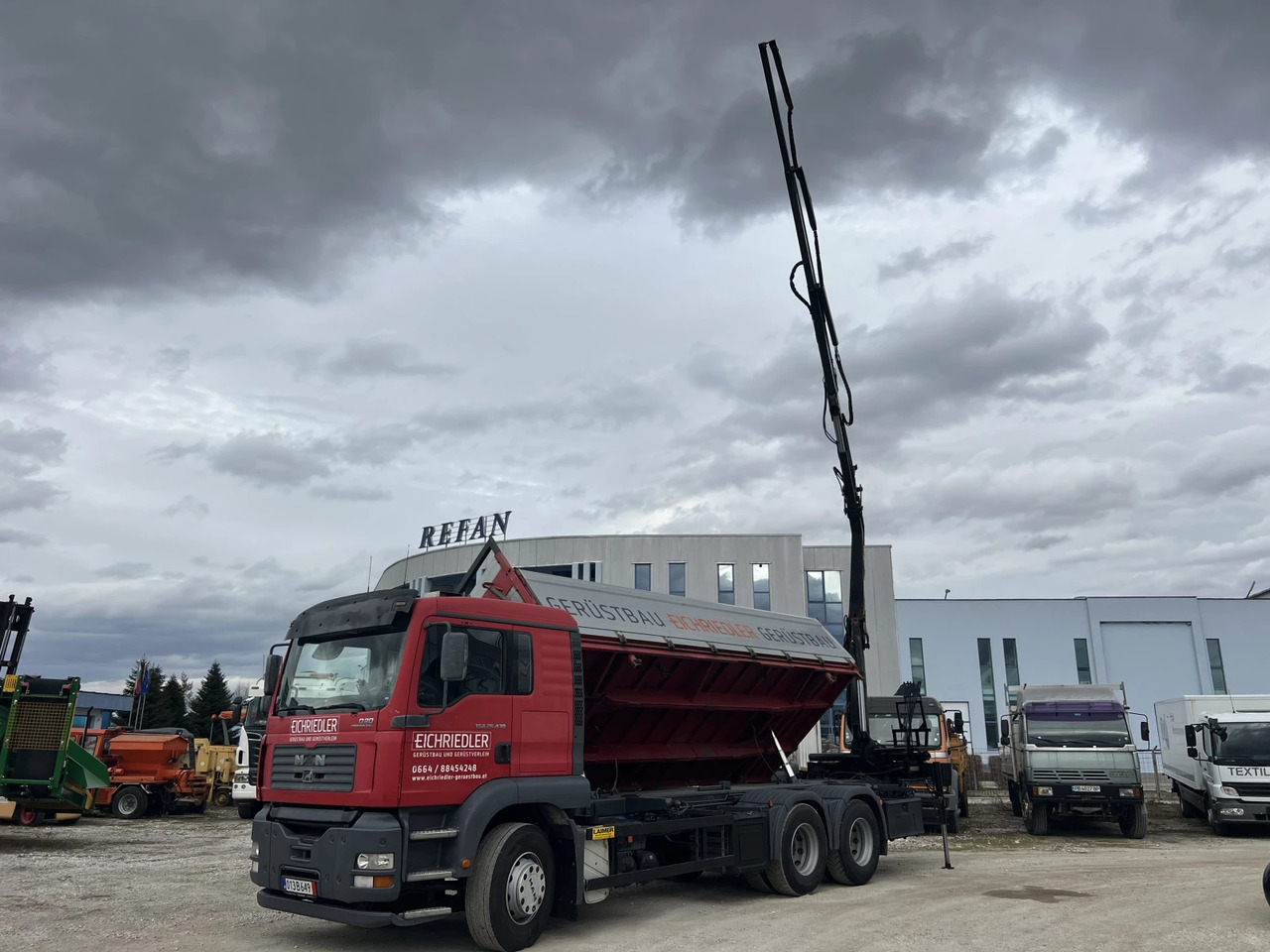 Man Tga 6х4, Самосвал с Кран - Camião basculante, Camião grua: foto 5 Man Tga 6х4, Самосвал с Кран - Camião basculante, Camião grua: foto 5