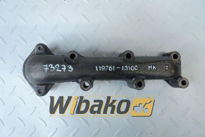 Exhaust manifold for engine Yanmar 3TNV70 119761-13100 - Colector de escape por Máquina de construção: foto 1 Exhaust manifold for engine Yanmar 3TNV70 119761-13100 - Colector de escape por Máquina de construção: foto 1