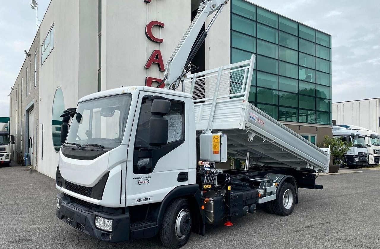 IVECO EUROCARGO 75E16 2019 RIBALTABILE E GRU - Camião basculante, Camião grua: foto 3 IVECO EUROCARGO 75E16 2019 RIBALTABILE E GRU - Camião basculante, Camião grua: foto 3