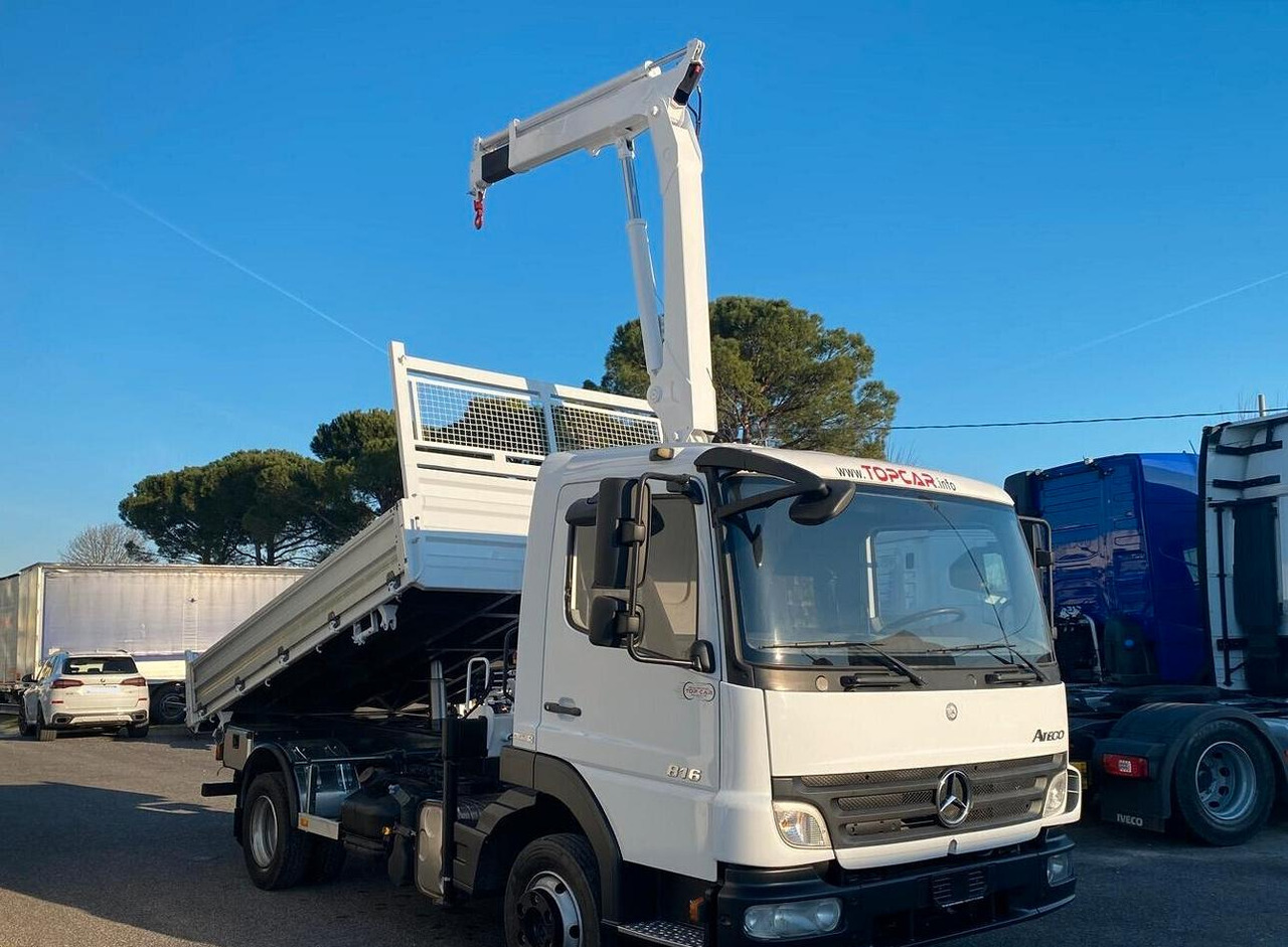 MERCEDES 816 ATEGO RIBALTABILE E GRU - Camião basculante, Camião grua: foto 3 MERCEDES 816 ATEGO RIBALTABILE E GRU - Camião basculante, Camião grua: foto 3
