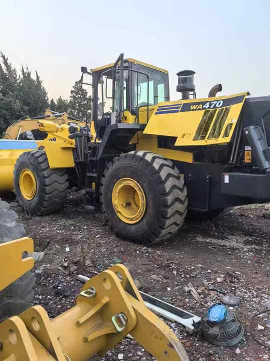 Pá carregadora de rodas Clearance Used Front Loader Wheel Loader Komatsu WA470-6 Loader Original Paint Superior Performance for Sale: foto 6