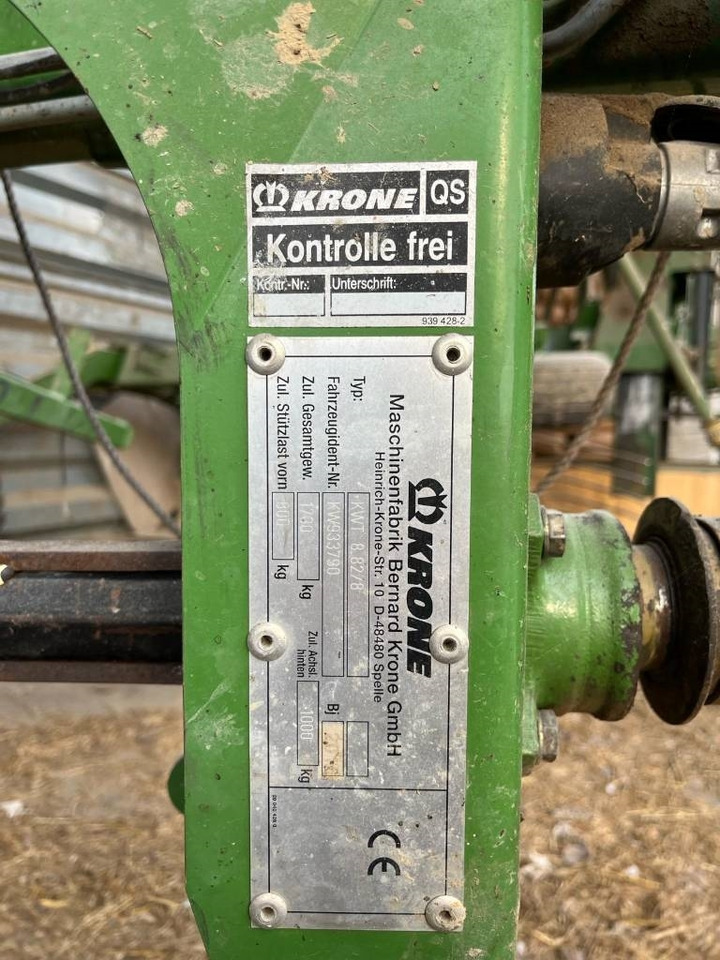 Krone KWT 882 - Ancinho enleirador: foto 4 Krone KWT 882 - Ancinho enleirador: foto 4