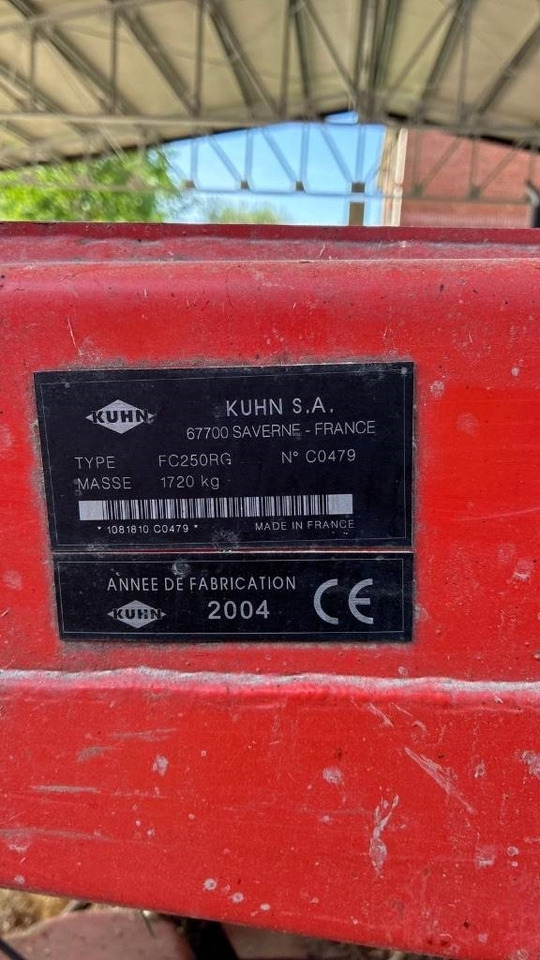Kuhn FC 250 R G - Gadanheira: foto 2 Kuhn FC 250 R G - Gadanheira: foto 2