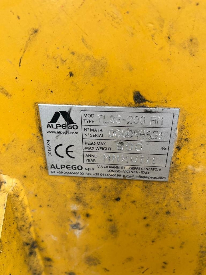 Alpego TL33 200 - Máquina agrícola: foto 3 Alpego TL33 200 - Máquina agrícola: foto 3